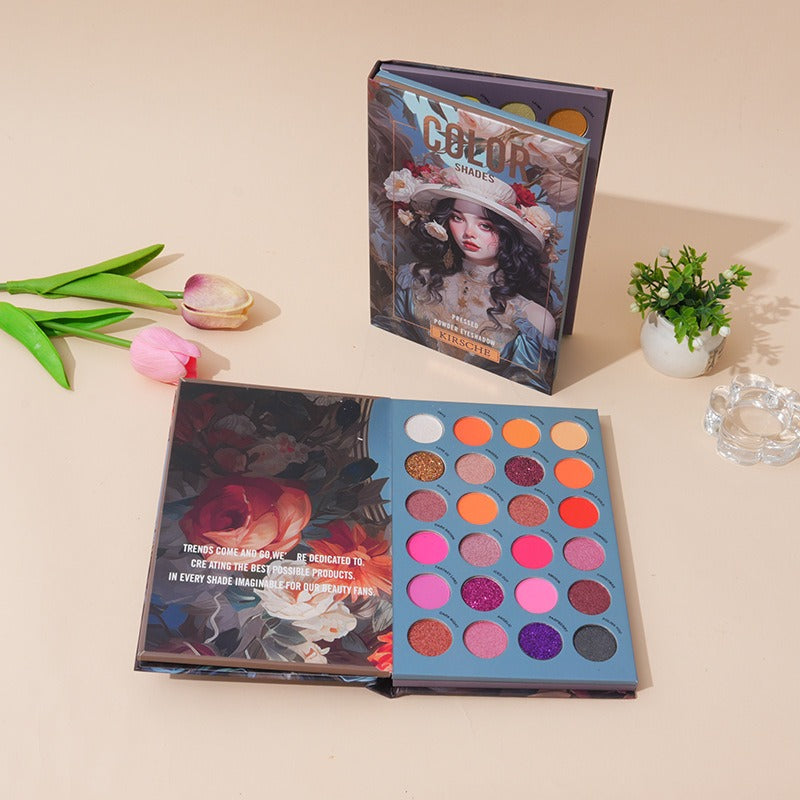 72-Color Eyeshadow Palette – Bold Pigments, Glitter & Matte Shades