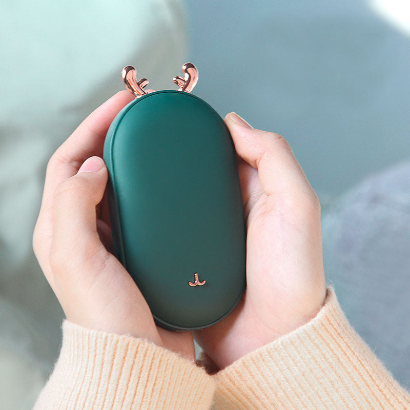 Mini Galaxy Clock Warmer โ 3-in-1 Desk Display, Hand Warmer & Power Bank