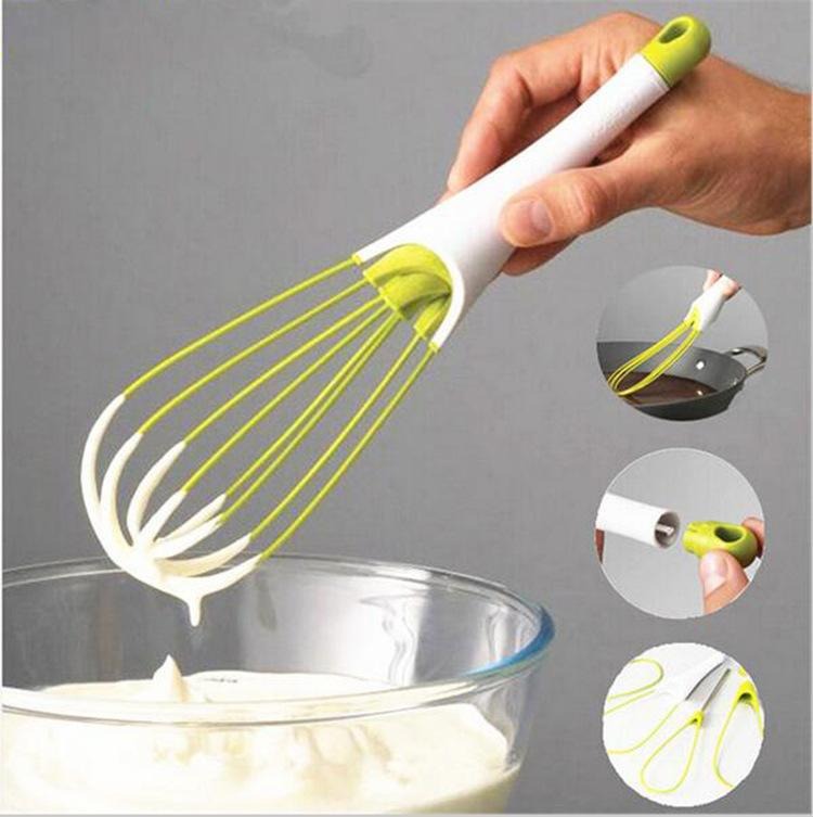 โ Handheld Rotating Mixer for Eggs, Pancakes & More