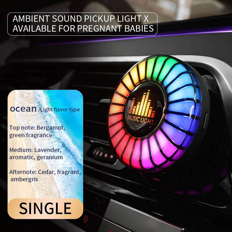 GlowRide Voice-Controlled Car Aromatherapy Light