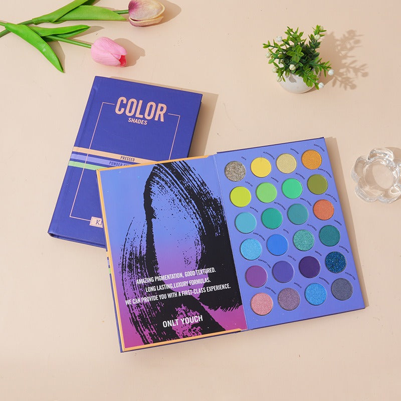72-Color Eyeshadow Palette – Bold Pigments, Glitter & Matte Shades