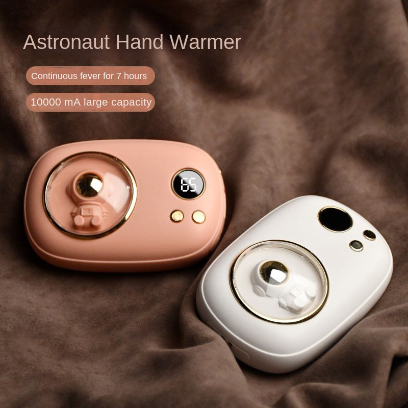 Mini Galaxy Clock Warmer โ 3-in-1 Desk Display, Hand Warmer & Power Bank