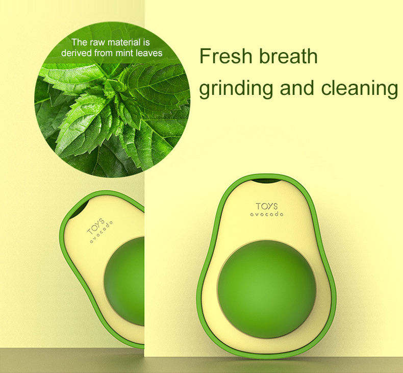 Top-Selling Rotating Cat Toy – Healthy Intestine Spin Balls with Edible Catnip & Avocado Flavor