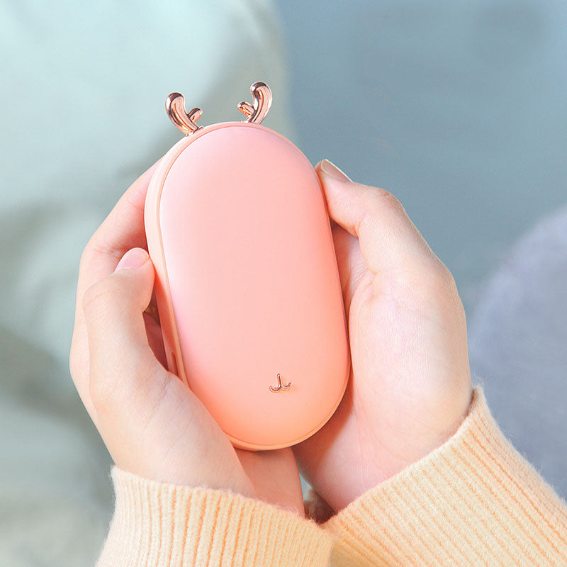 Mini Galaxy Clock Warmer โ 3-in-1 Desk Display, Hand Warmer & Power Bank