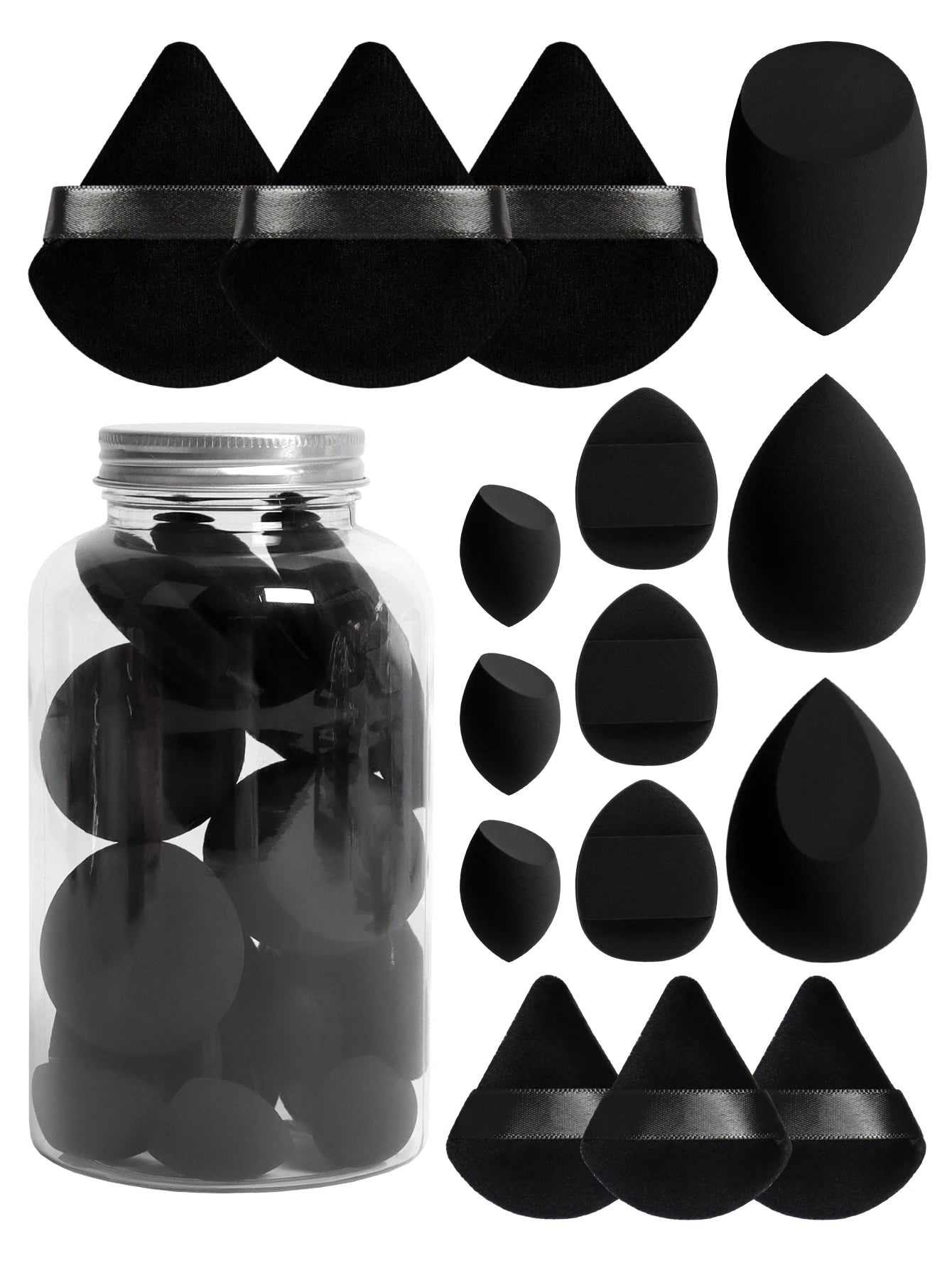 15-Piece Cosmetic Puff Set