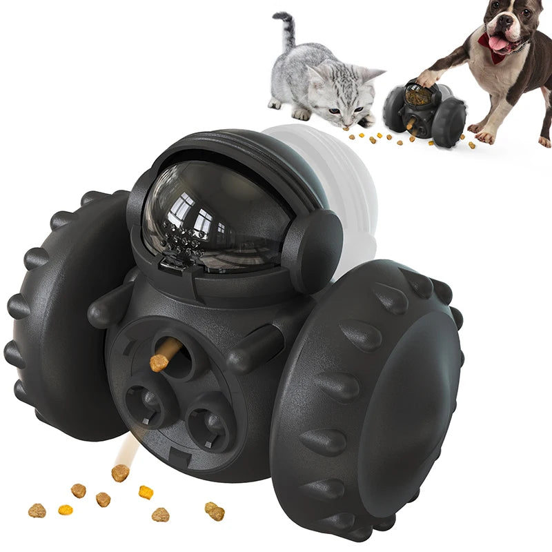 Dog Treat Leaking Toy Pet Puzzle Interactive Tumbler Toy Puppy Cat Slow Food Feeder Dispenser Dog Training Supplies