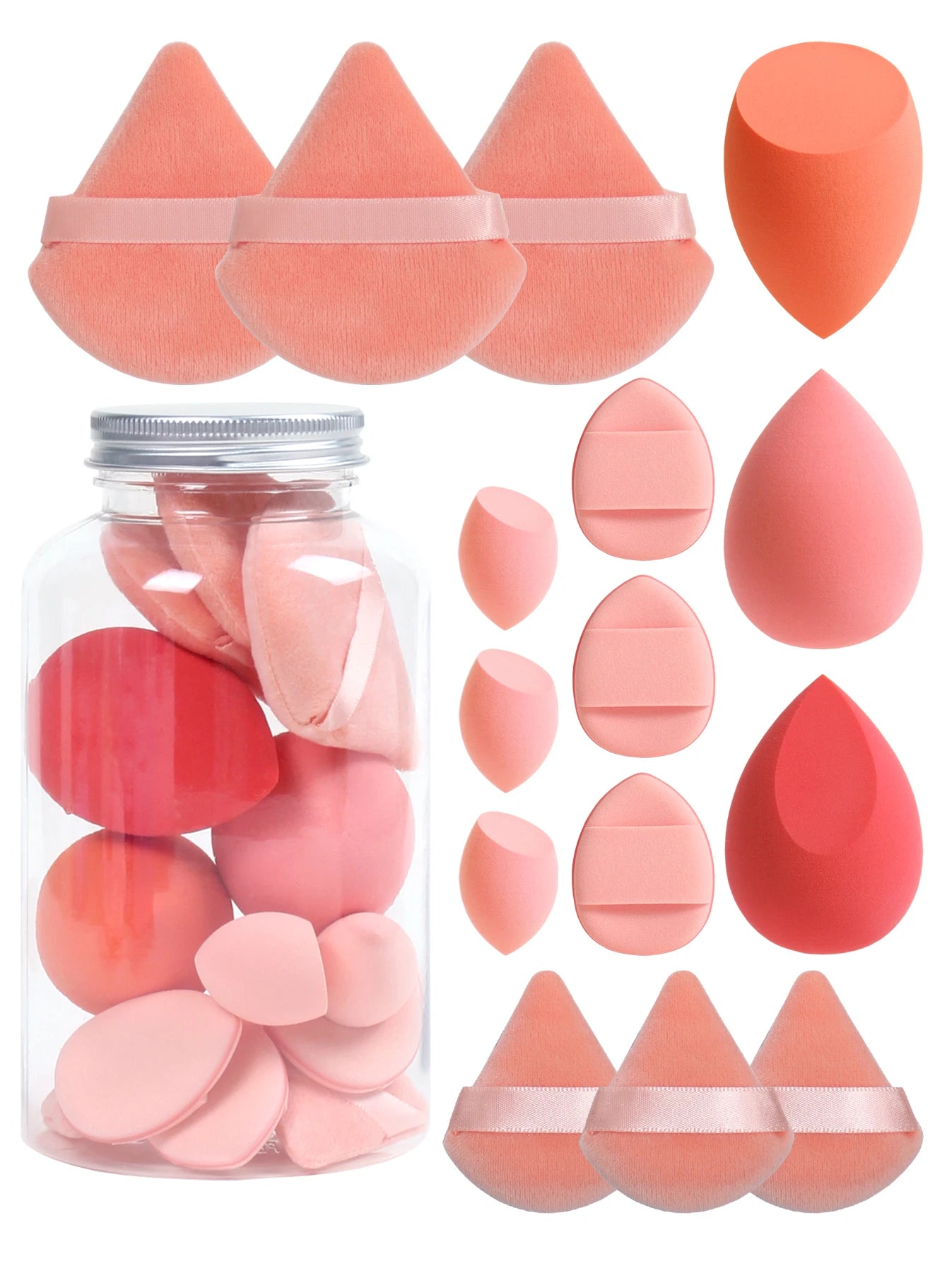15-Piece Cosmetic Puff Set