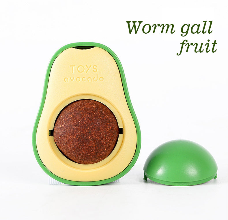 Top-Selling Rotating Cat Toy – Healthy Intestine Spin Balls with Edible Catnip & Avocado Flavor