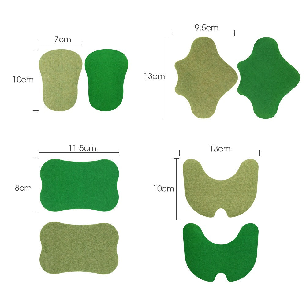 12pcs Herbal Pain Relief Stickers – Wormwood Body Patches for Back, Neck & Joint Discomfort