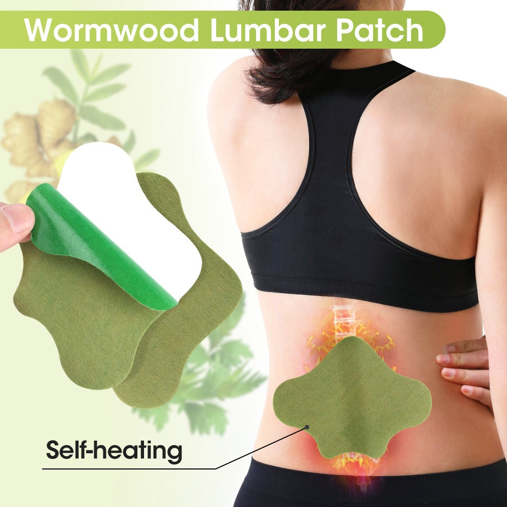 12pcs Herbal Pain Relief Stickers – Wormwood Body Patches for Back, Neck & Joint Discomfort