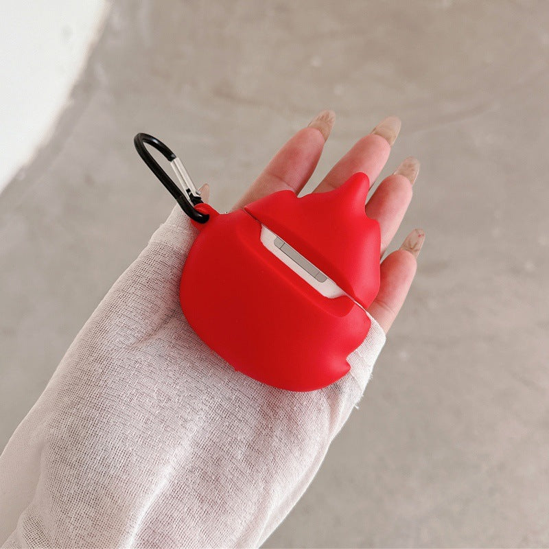 Whimsical Fire Spirit AirPods Case – Soft Shell for Apple AirPods