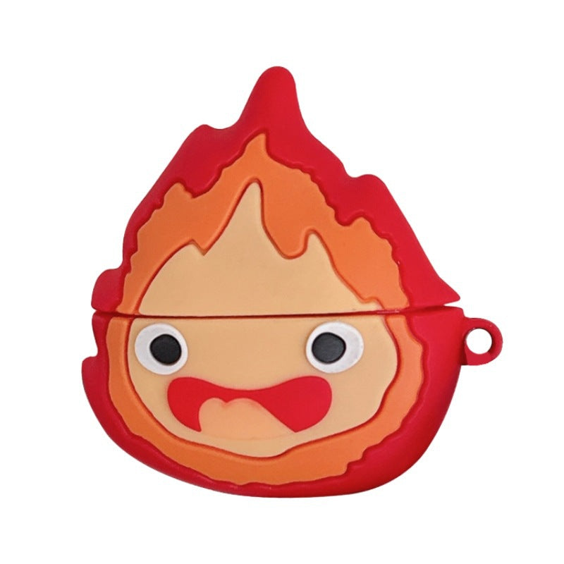 Whimsical Fire Spirit AirPods Case – Soft Shell for Apple AirPods