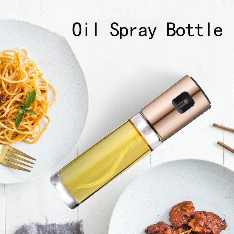 Stainless Steel Olive Oil Sprayer Bottle – Leak-Proof Pump Dispenser for Cooking, Grilling & BBQ