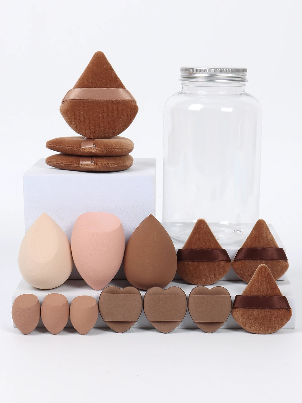 15-Piece Cosmetic Puff Set