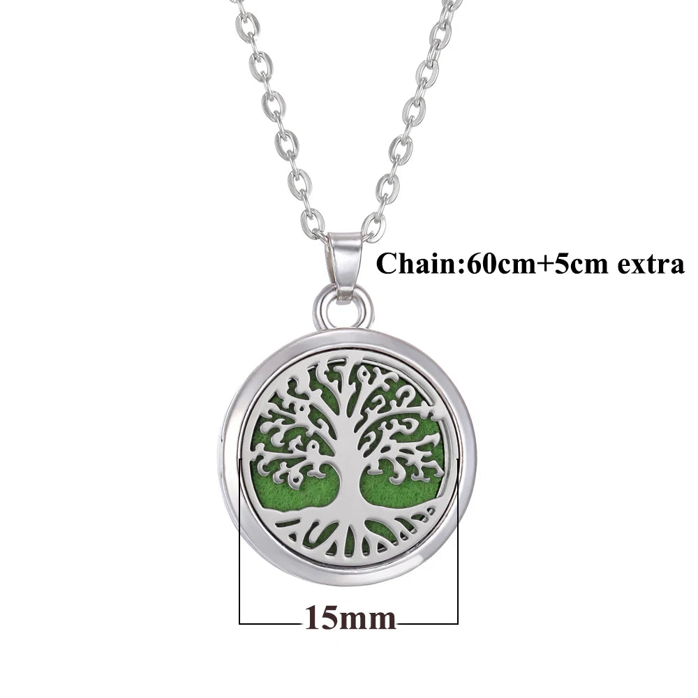 Tree of Life Aromatherapy Necklace