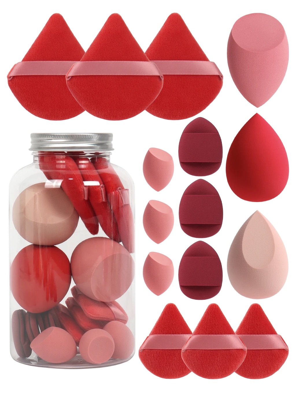 15-Piece Cosmetic Puff Set