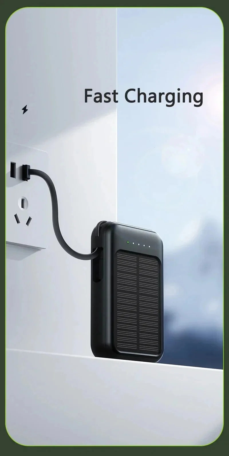 SunCharge Solar Power Bank – Rugged, Ready & Rechargeable