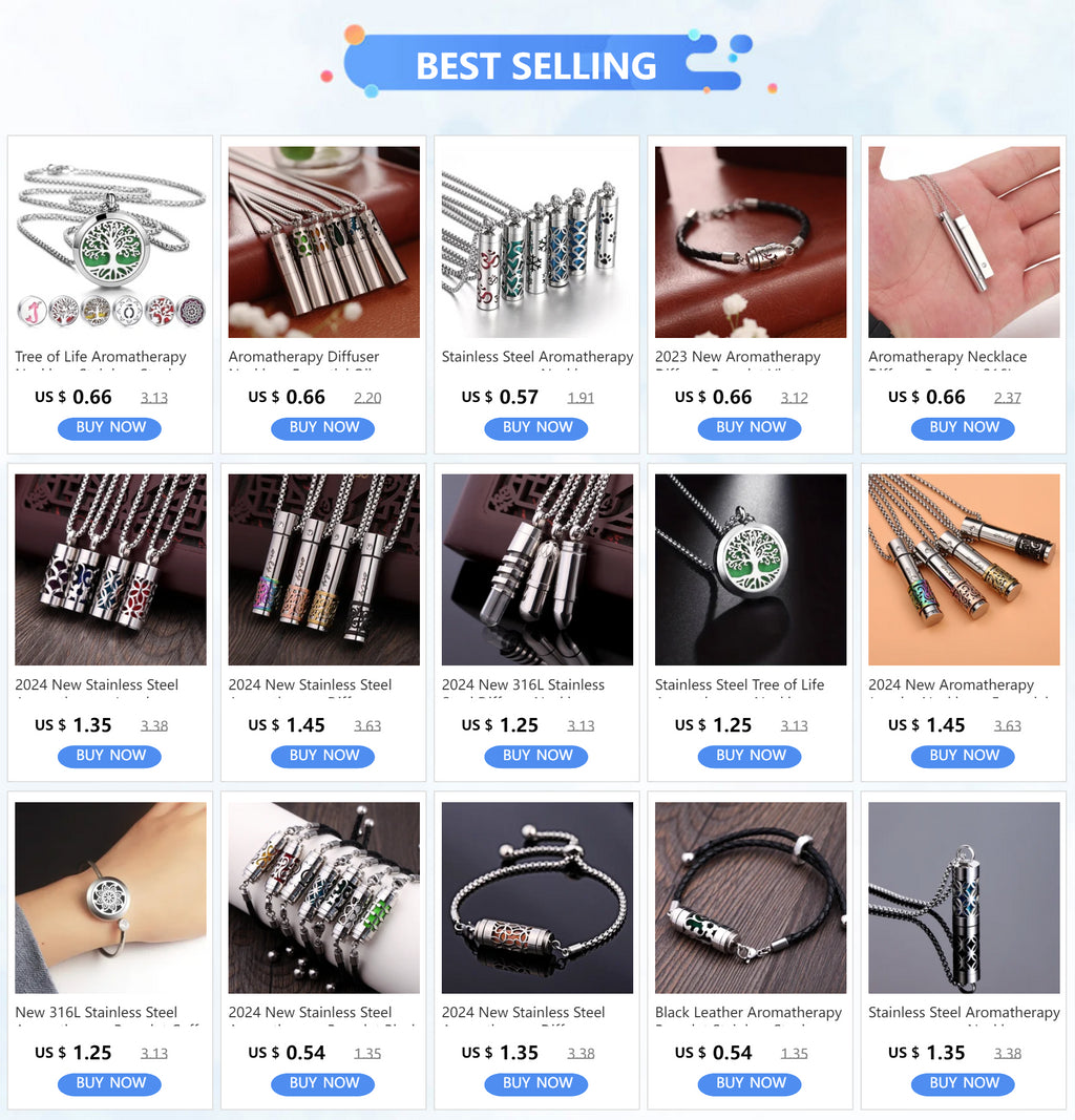 Aromatherapy Locket Necklace