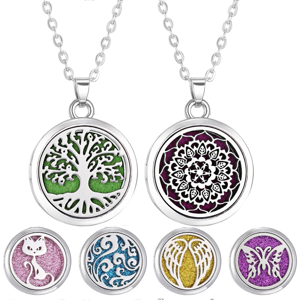 Tree of Life Aromatherapy Necklace