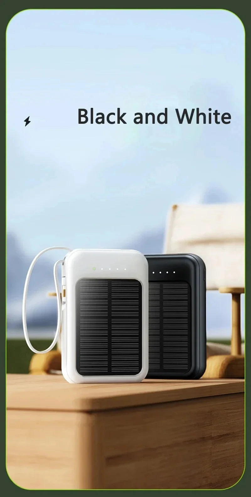 SunCharge Solar Power Bank – Rugged, Ready & Rechargeable