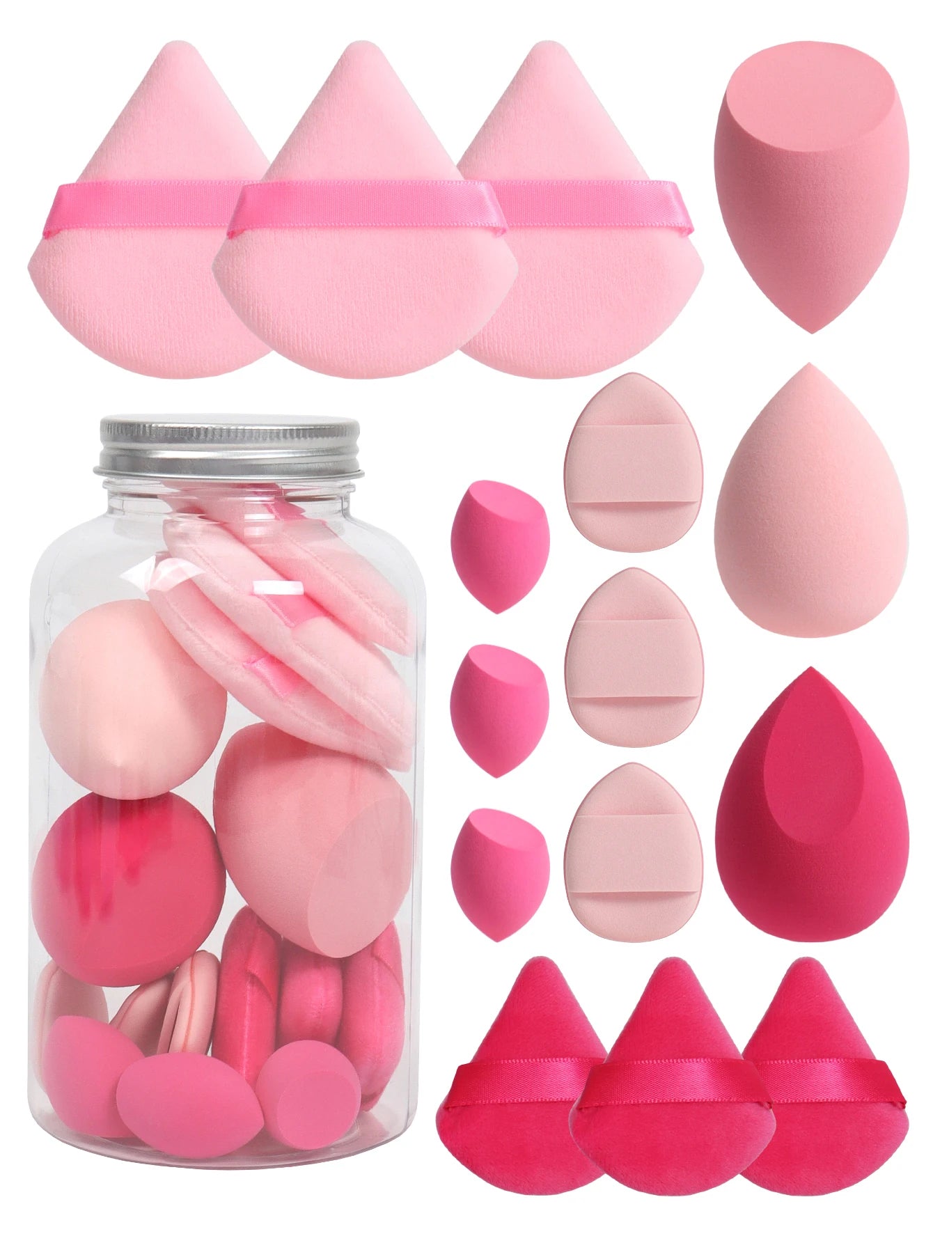 15-Piece Cosmetic Puff Set