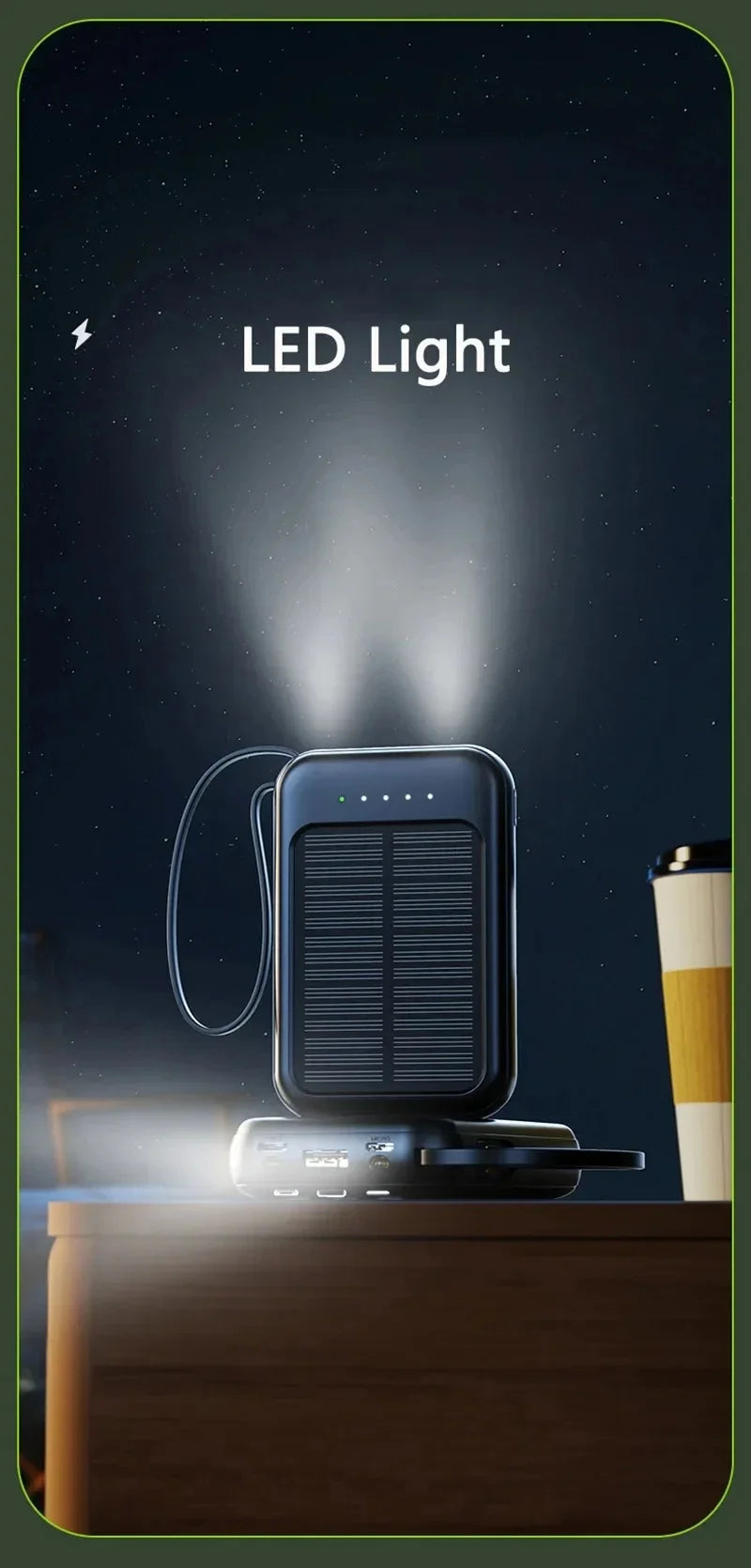 SunCharge Solar Power Bank – Rugged, Ready & Rechargeable