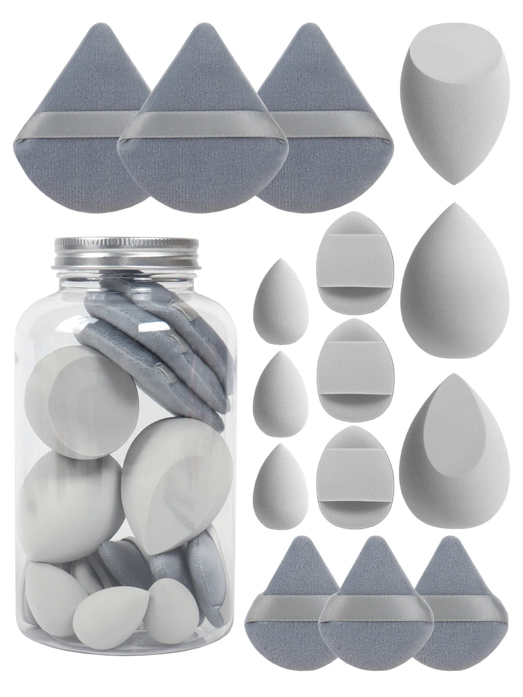 15-Piece Cosmetic Puff Set