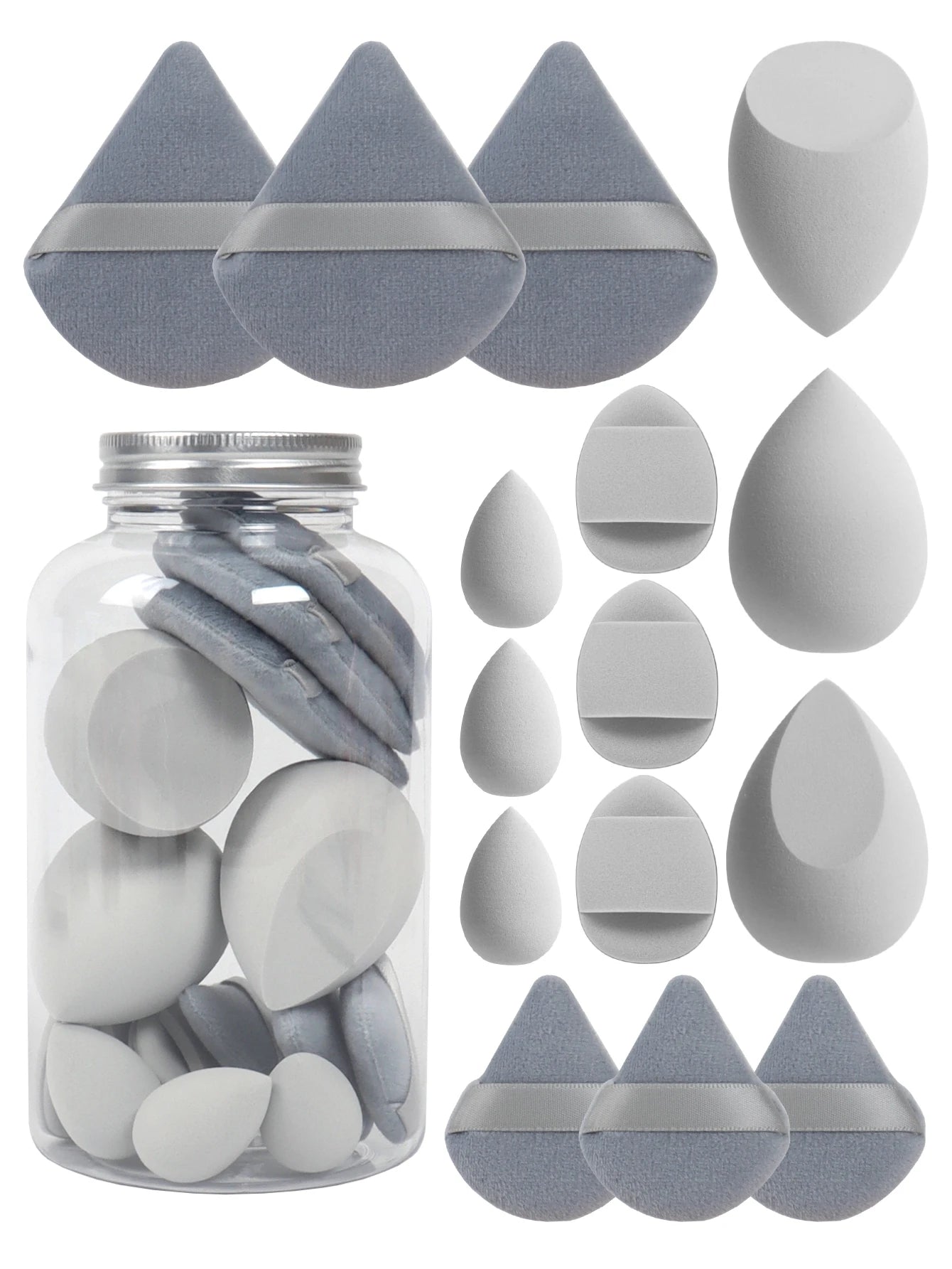 15-Piece Cosmetic Puff Set