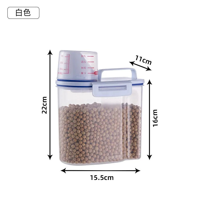 New Premium Pet Food Storage Container Large Capacity With Airtight Seal - Durable  Easy Clean & Stylish Design For Dogs & Cats