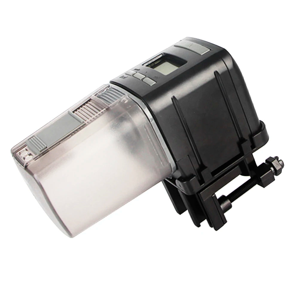 Automatic Fish Feeder Smart Fish Food Dispensers with LCD Indicates Aquarium Timer Smart Aquarium Feeder Power Saving
