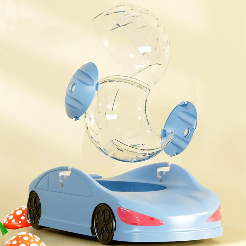 Hamster Running Ball Small Pet Toy Car Exercise Wheel Funny Small Pet Transparent Ball for Hamsters Ferret Small Animal