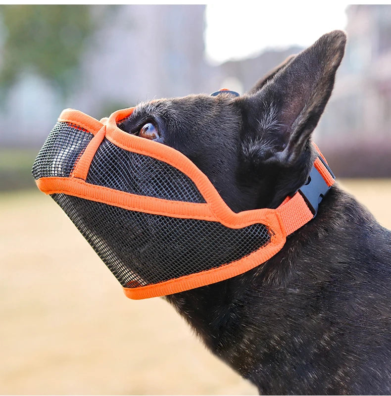 Dog Muzzle for Short-snouted Dogs Preventing Barking French Bulldogs Breathable Muzzle Prevent Accidental Ingestion Pet Products