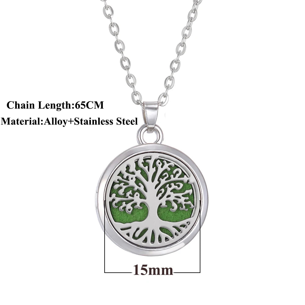 Tree of Life Aromatherapy Necklace