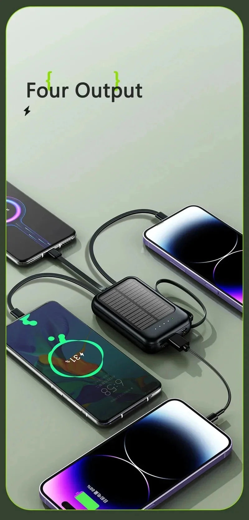 SunCharge Solar Power Bank – Rugged, Ready & Rechargeable