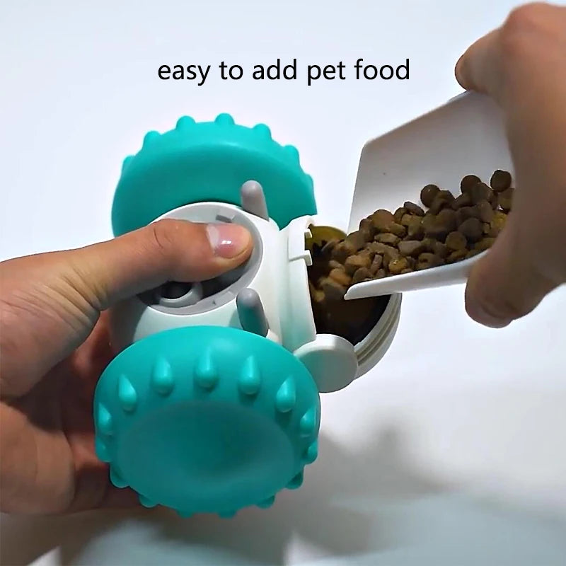 Dog Treat Leaking Toy Pet Puzzle Interactive Tumbler Toy Puppy Cat Slow Food Feeder Dispenser Dog Training Supplies