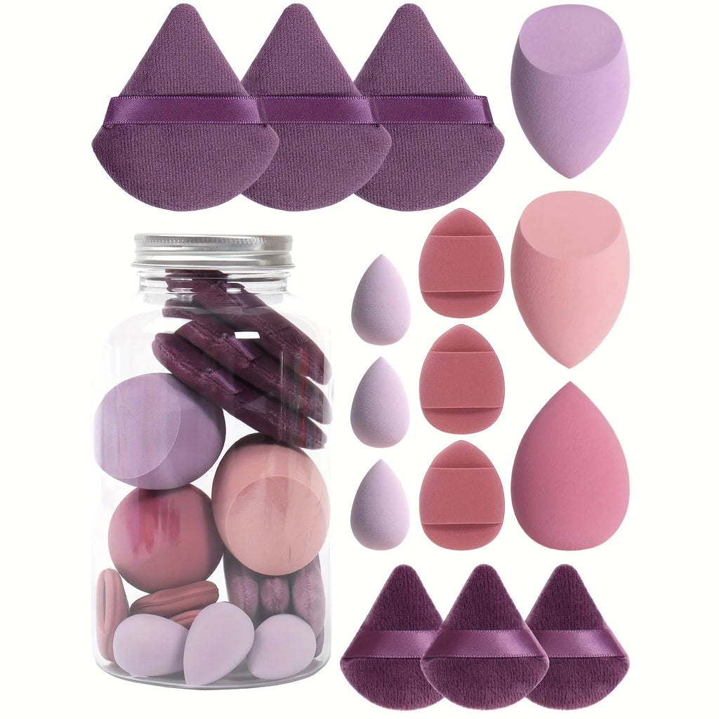 15-Piece Cosmetic Puff Set